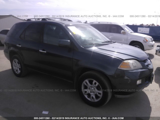 2HNYD18654H535701 - 2004 ACURA MDX TOURING GRAY photo 1