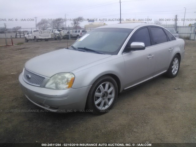 1FAHP25157G153802 - 2007 FORD FIVE HUNDRED LIMITED SILVER photo 2