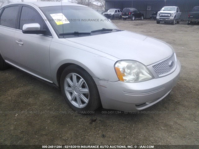 1FAHP25157G153802 - 2007 FORD FIVE HUNDRED LIMITED SILVER photo 6