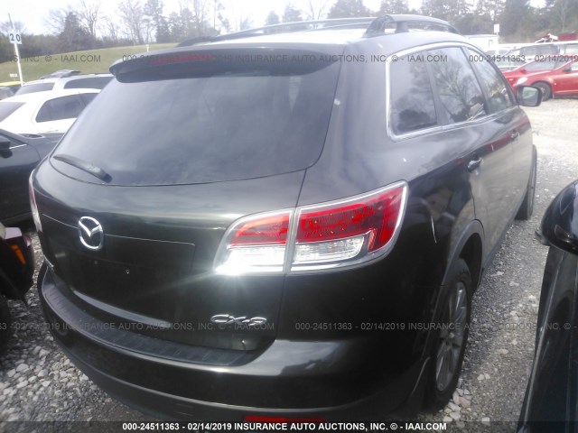 JM3TB28V080133573 - 2008 MAZDA CX-9 BLACK photo 4