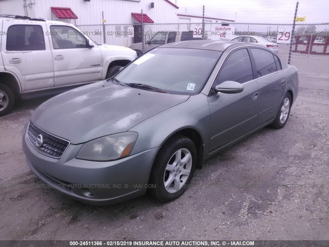 1N4AL11D15N482335 - 2005 NISSAN ALTIMA S/SL GREEN photo 2