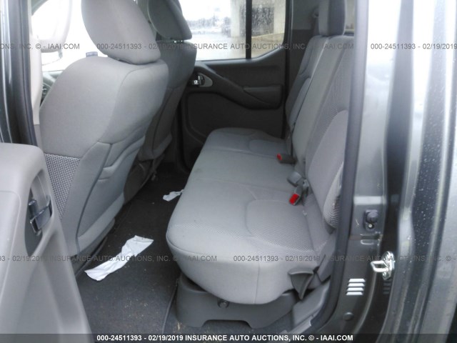 1N6AD0ER0KN730848 - 2019 NISSAN FRONTIER GRAY photo 8