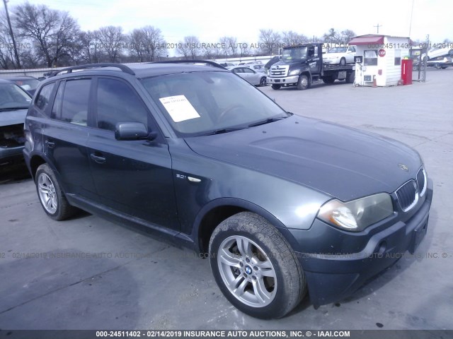 WBXPA93485WD07800 - 2005 BMW X3 3.0I GRAY photo 1