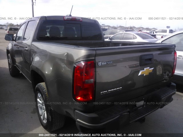 1GCGSCE32G1157093 - 2016 CHEVROLET COLORADO LT BROWN photo 3