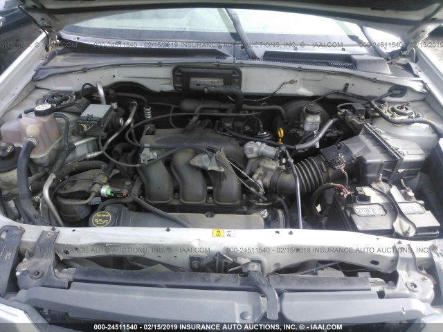 4F2YU081X1KM42200 - 2001 MAZDA TRIBUTE SILVER photo 10