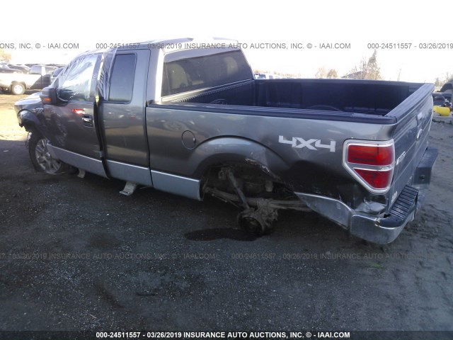 1FTFX1EV6AFA20543 - 2010 FORD F150 SUPER CAB GRAY photo 6