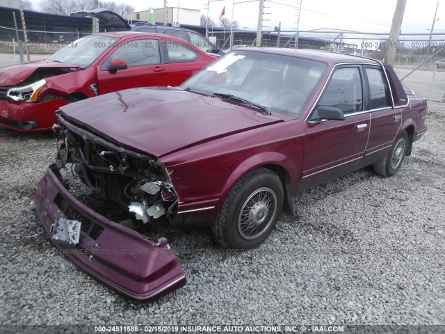 1G4AG55M7T6402944 - 1996 BUICK CENTURY SPECIAL/CUSTOM/LIMITED BURGUNDY photo 2