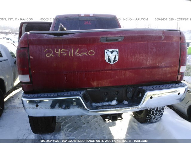 3D73Y3HL2AG177559 - 2010 DODGE RAM 3500 MAROON photo 8