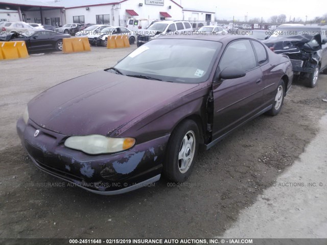 2G1WW12E639230068 - 2003 CHEVROLET MONTE CARLO LS MAROON photo 6