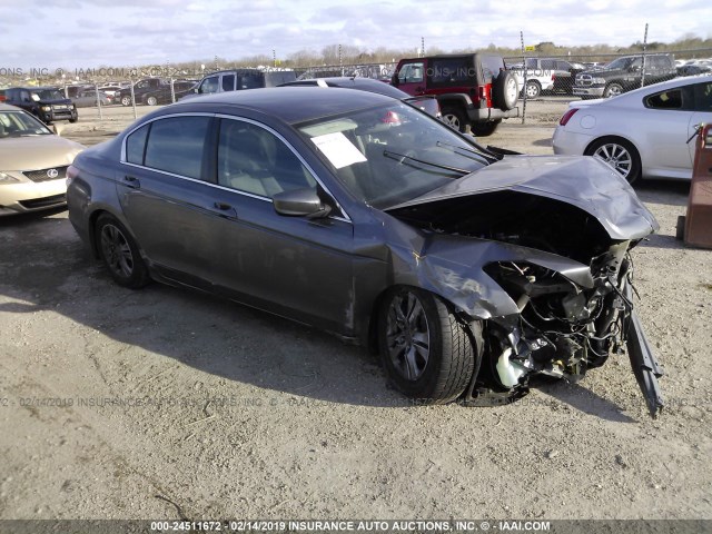 1HGCP2F4XCA042447 - 2012 HONDA ACCORD LXP GRAY photo 1