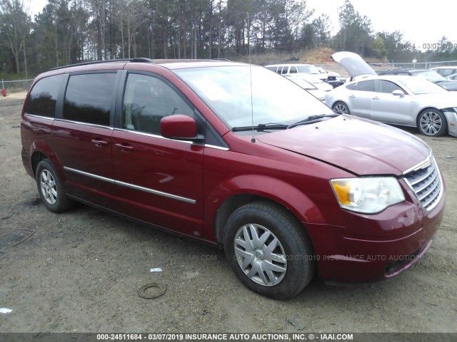 2A4RR5D11AR230273 - 2010 CHRYSLER TOWN & COUNTRY TOURING RED photo 1