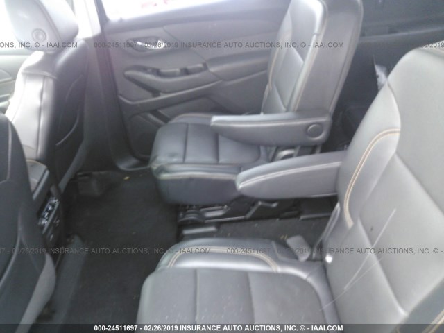 1GNEVJKW2JJ193611 - 2018 CHEVROLET TRAVERSE PREMIER GRAY photo 8