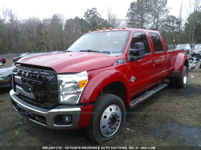 1FT8W4DT7FEB20452 - 2015 FORD F450 SUPER DUTY Unknown photo 2