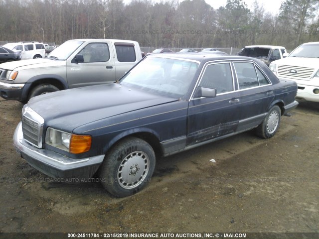 WDBCB20CXFA106888 - 1985 MERCEDES-BENZ 300 SD BLUE photo 2