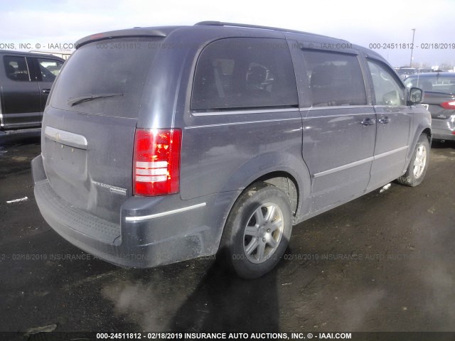 2A8HR54189R572972 - 2009 CHRYSLER TOWN & COUNTRY TOURING BLUE photo 4