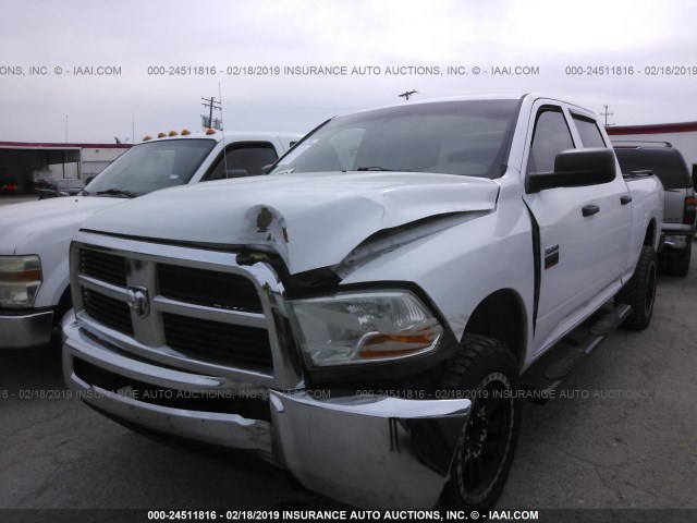 3D7TT2CT9AG143439 - 2010 DODGE RAM 2500 WHITE photo 2