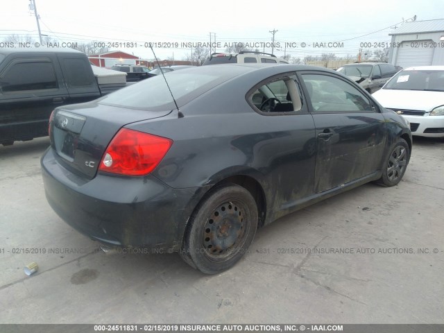 JTKDE167280259235 - 2008 TOYOTA SCION TC ნაცრისფერი ფოტო 4