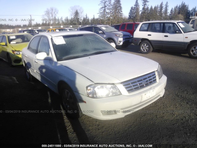 KNAGD128825153384 - 2002 KIA OPTIMA MAGENTIS/LX/SE WHITE photo 1