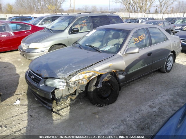 4T1BG22K9YU003347 - 2000 TOYOTA CAMRY CE/LE/XLE TAN photo 2