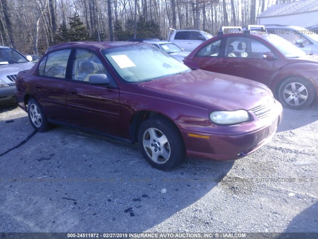 1G1ND52F24M600681 - 2004 CHEVROLET CLASSIC MAROON photo 1