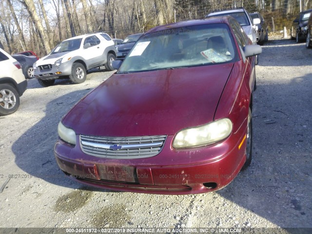 1G1ND52F24M600681 - 2004 CHEVROLET CLASSIC MAROON photo 6