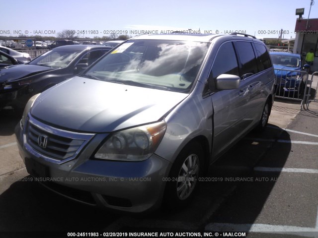 5FNRL386X8B034758 - 2008 HONDA ODYSSEY EXL SILVER photo 2