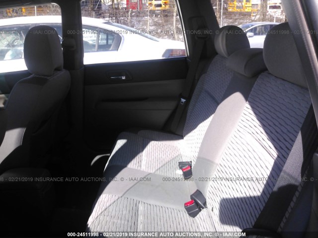 JF1SG65643H763638 - 2003 SUBARU FORESTER 2.5XS Қара фото 8