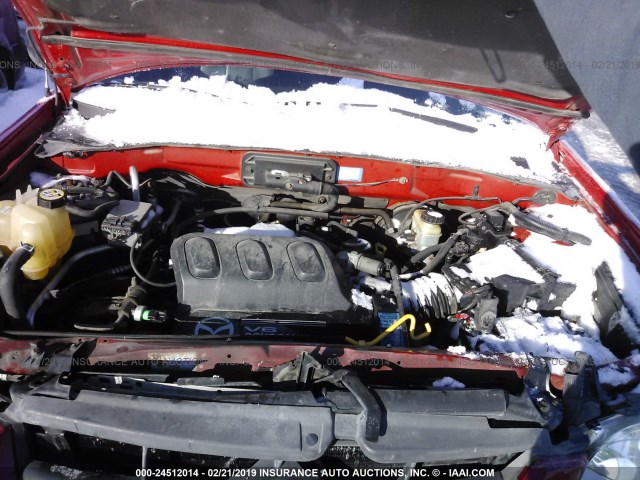 4F2CZ96103KM17828 - 2003 MAZDA TRIBUTE ES 红色 照片 10
