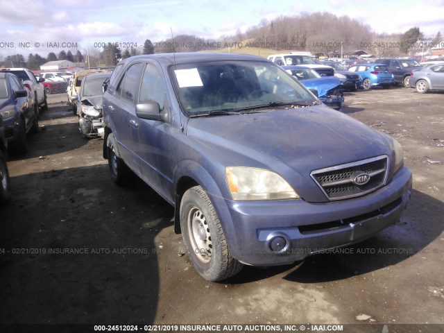 KNDJC733335133644 - 2003 KIA SORENTO EX/LX BLUE photo 1