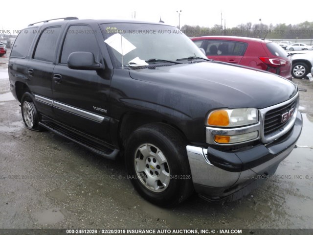 1GKEK13T55R154674 - 2005 GMC YUKON BLACK photo 1