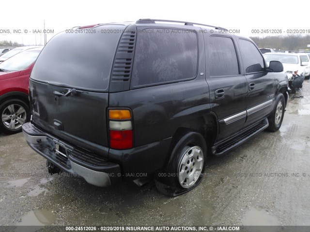 1GKEK13T55R154674 - 2005 GMC YUKON BLACK photo 4