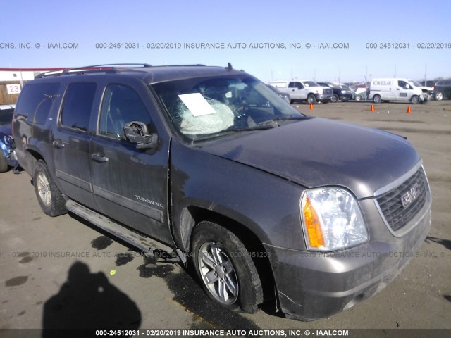 1GKS2KE75DR228585 - 2013 GMC YUKON XL K1500 SLT GRAY photo 1