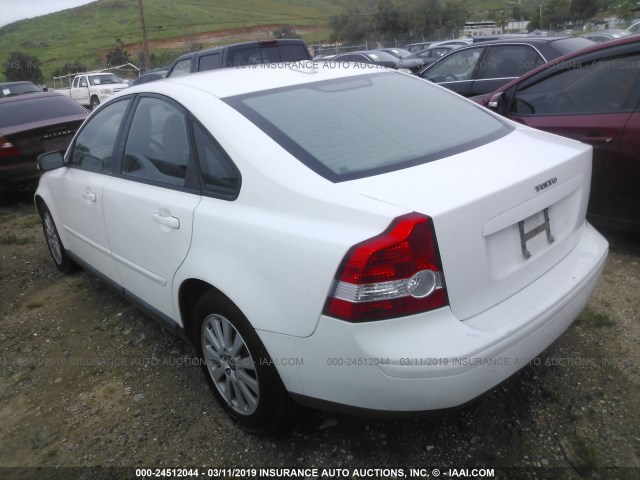 YV1MS390352100941 - 2005 VOLVO S40 2.4I WHITE photo 3