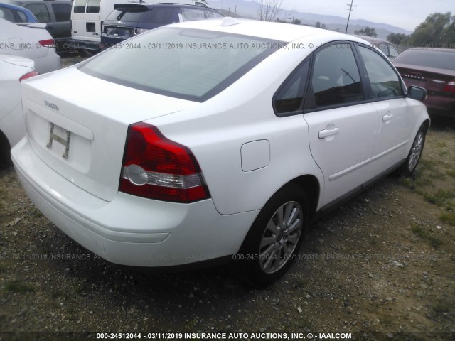 YV1MS390352100941 - 2005 VOLVO S40 2.4I WHITE photo 4