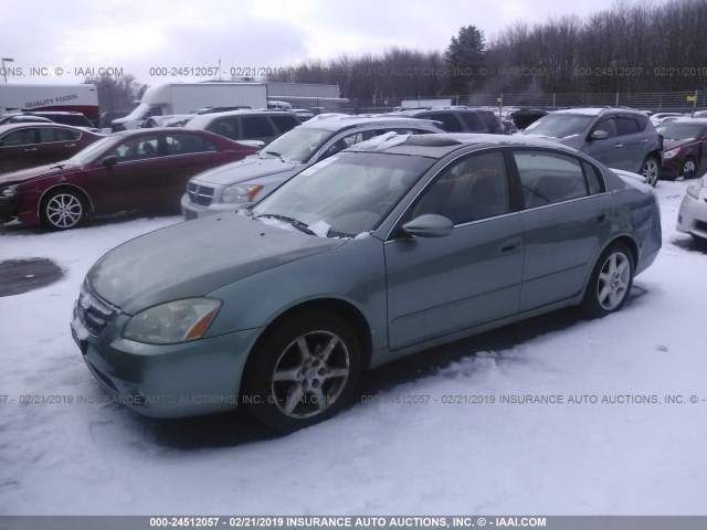 1N4BL11E32C132600 - 2002 NISSAN ALTIMA SE GREEN photo 2