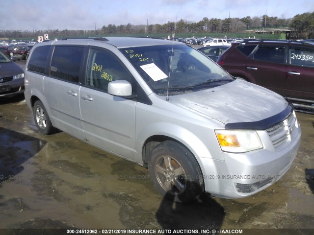 2D4RN5D14AR209714 - 2010 DODGE GRAND CARAVAN SXT SILVER photo 1