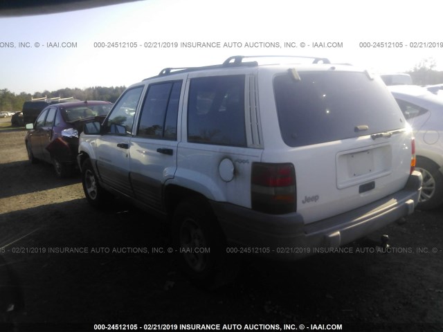 1J4GZ58S2WC279802 - 1998 JEEP GRAND CHEROKEE LAREDO/TSI WHITE photo 3