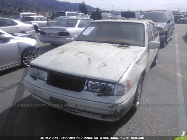 YV1KS9609W1131293 - 1998 VOLVO S90 WHITE photo 2