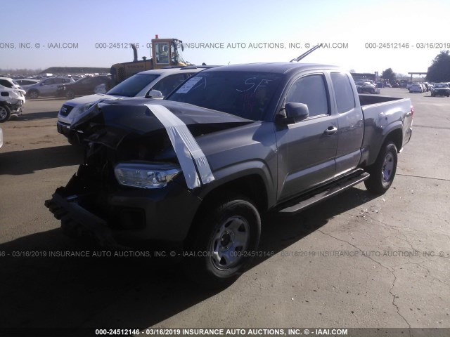 5TFRX5GN0GX062307 - 2016 TOYOTA TACOMA ACCESS CAB/SR/SR5 灰色 照片 2