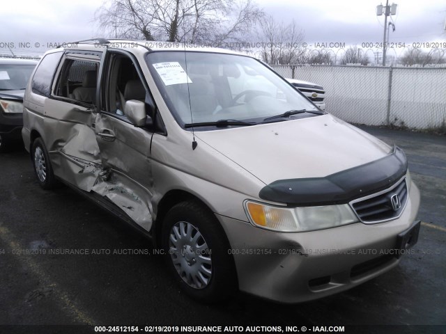 2HKRL18072H520842 - 2002 HONDA ODYSSEY EXL GOLD photo 1