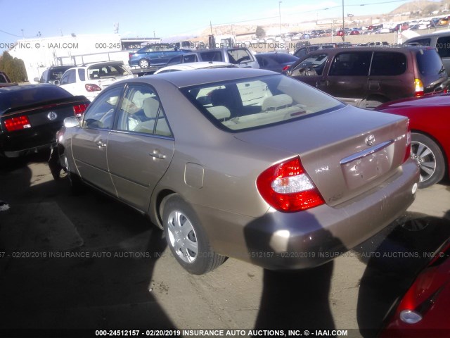 JTDBE32K940262213 - 2004 TOYOTA CAMRY LE/XLE Braun Foto 3