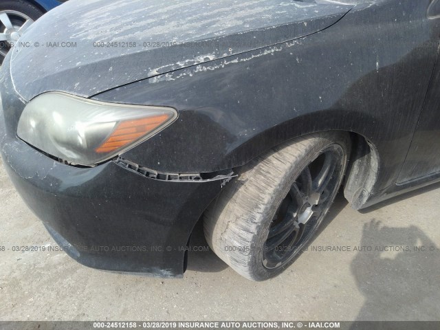 JTKDE167890301358 - 2009 TOYOTA SCION TC BLACK photo 6
