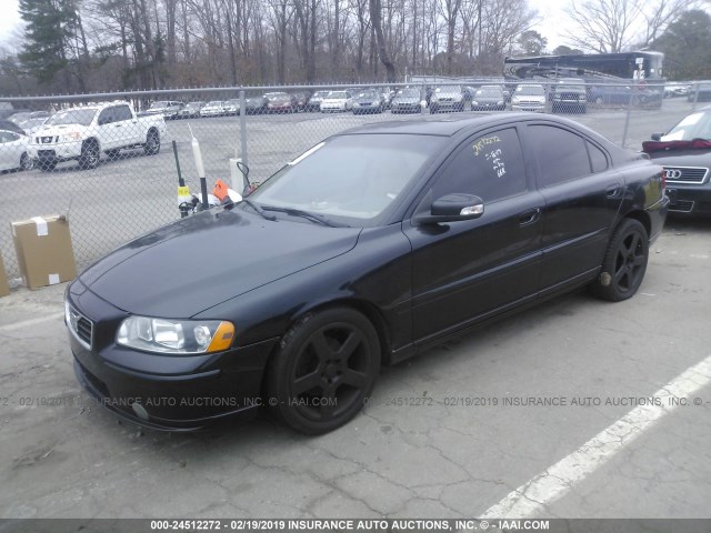 YV1RS592072607480 - 2007 VOLVO S60 2.5T BLACK photo 2