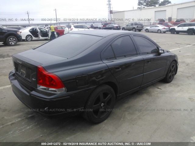 YV1RS592072607480 - 2007 VOLVO S60 2.5T BLACK photo 4