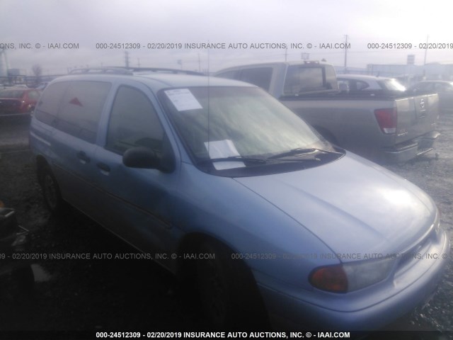 2FMDA5143WBA32330 - 1998 FORD WINDSTAR WAGON BLUE photo 1