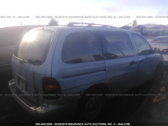 2FMDA5143WBA32330 - 1998 FORD WINDSTAR WAGON BLUE photo 4