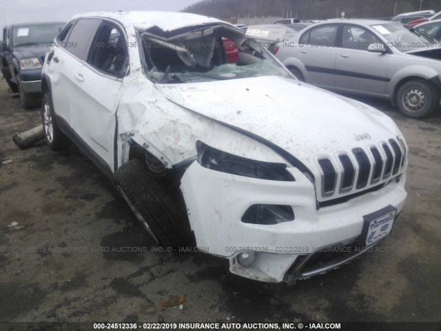 1C4PJMDB2FW540499 - 2015 JEEP CHEROKEE LIMITED WHITE photo 1