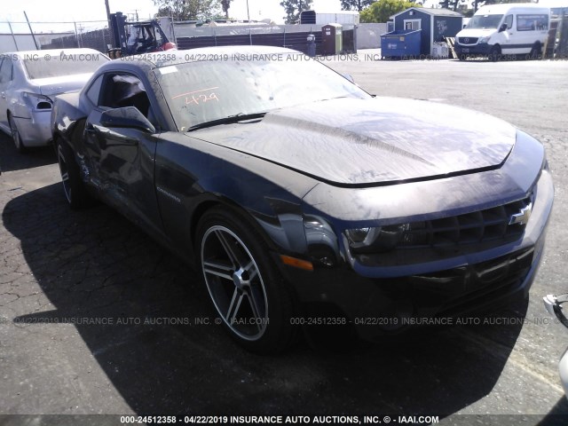 2G1FA1E32D9171367 - 2013 CHEVROLET CAMARO LS BLACK photo 1