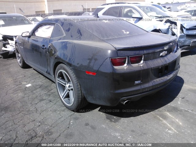 2G1FA1E32D9171367 - 2013 CHEVROLET CAMARO LS BLACK photo 3