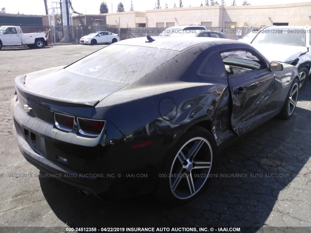 2G1FA1E32D9171367 - 2013 CHEVROLET CAMARO LS BLACK photo 4